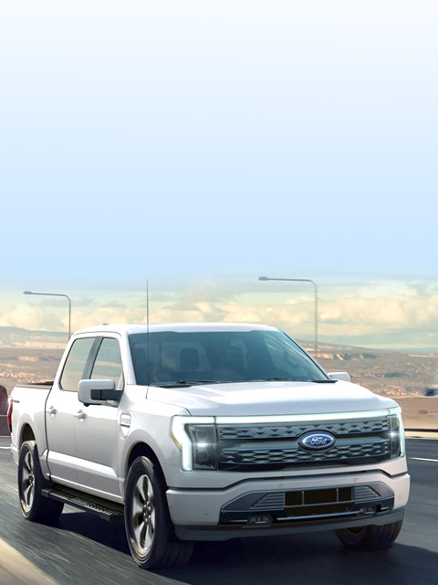 Electric Ford F150 Lightning Truck
